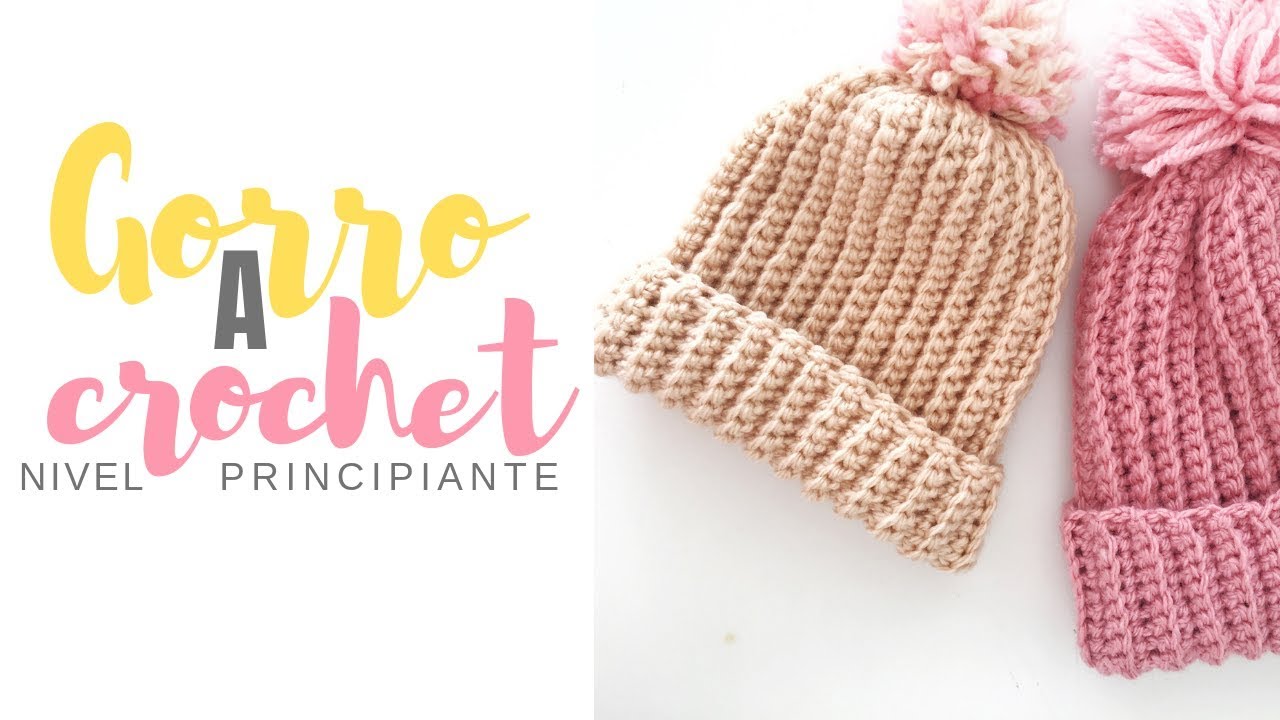Gorro a crochet para mujer paso a paso | Principiantes | - Crochet con LALY